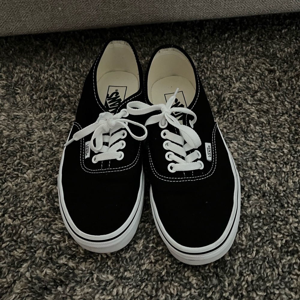 Vans Classic Black and White Sneakers
